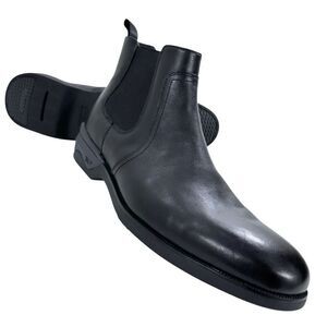 Johnston & Murphy XC4® Elkins Black Leather Chelsea Boot Men’s Size 13
